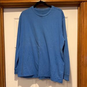 Saddlebred Light Blue Crewneck Tee with Subtle Logo